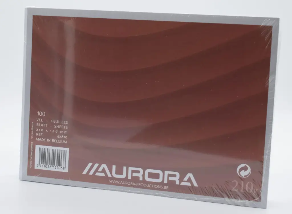 AURORA Karteikarten blanko A5 weiss, 100 Stk