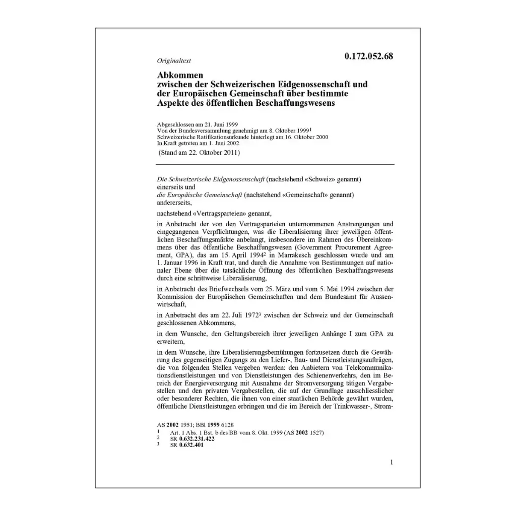 Abk. CH-EG öffentl. Beschaffungswesen, BAöB