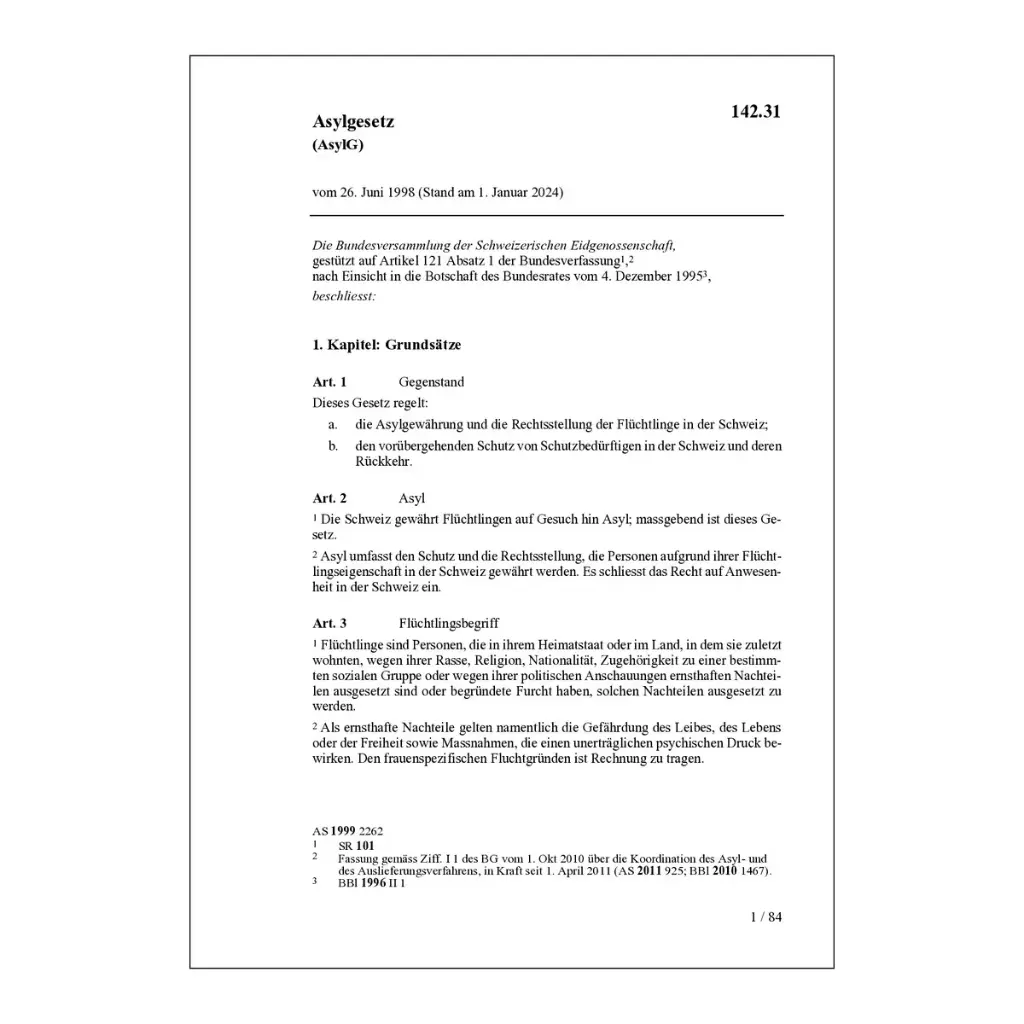 Asylgesetz, AsylG