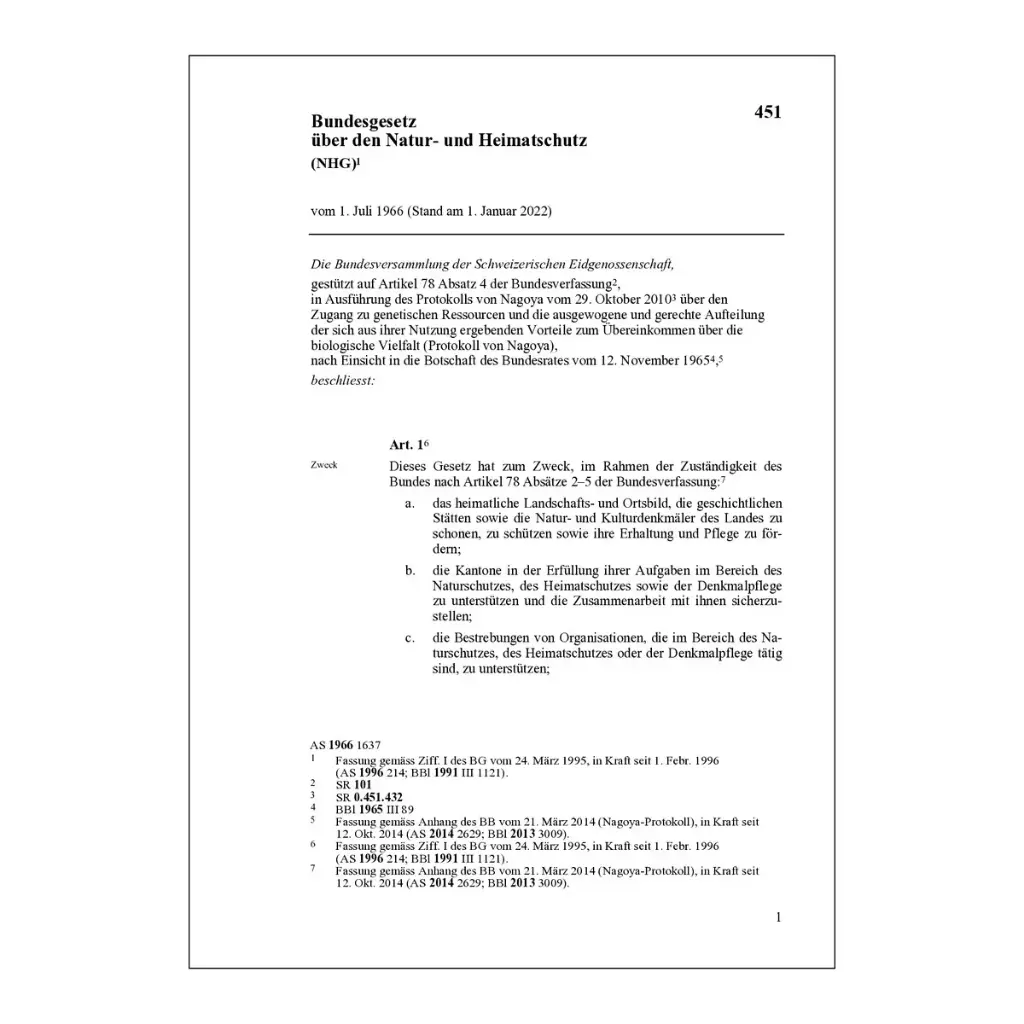 BG Natur- & Heimatschutz, NHG