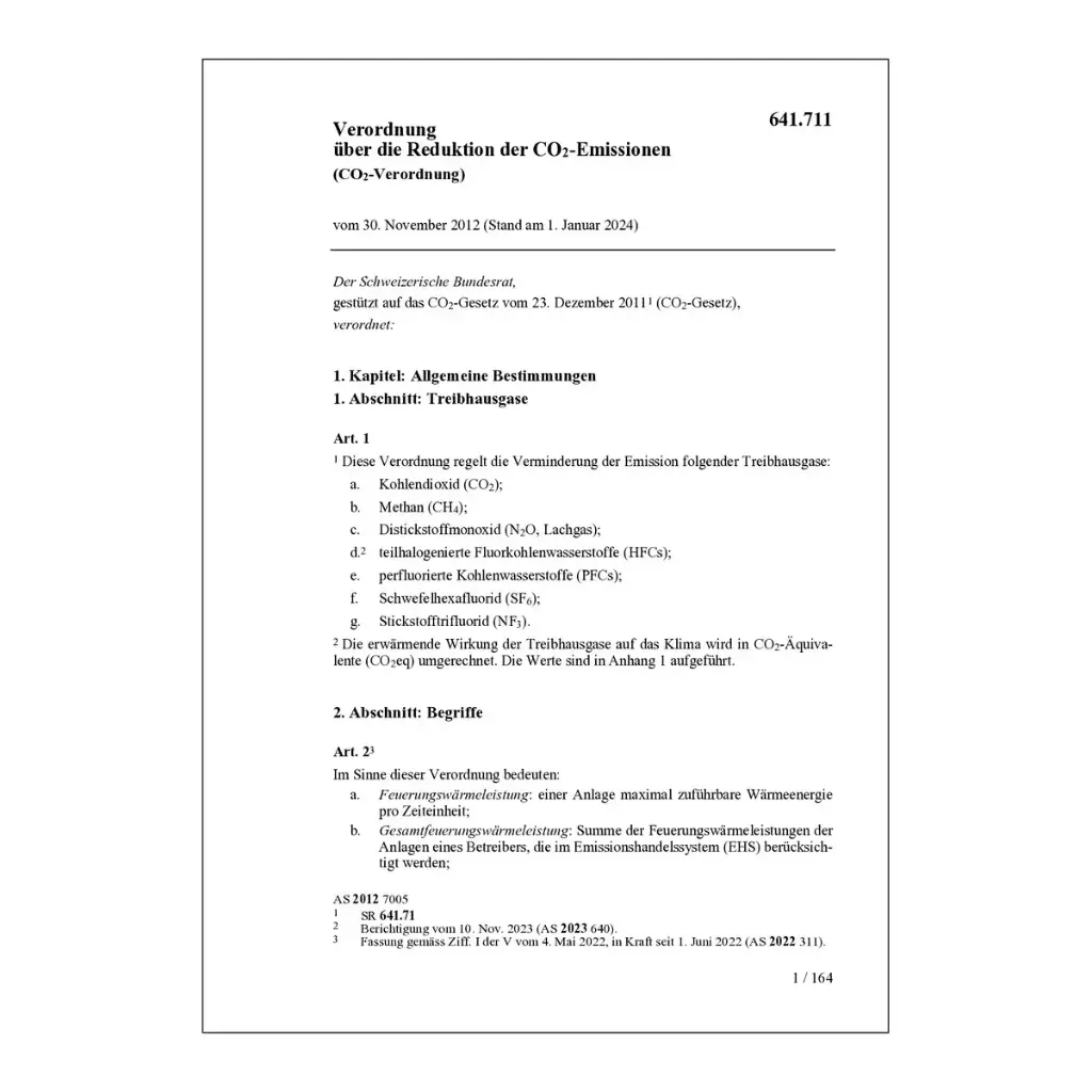 V, CO2-Verordnung