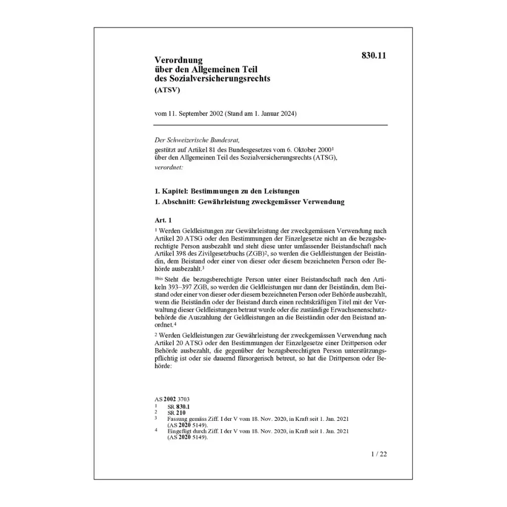 V Allgem. Teil Sozialvers.rechts ATSV