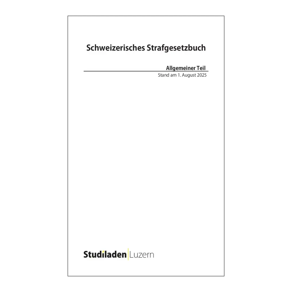 Schweizerisches Strafgesetzbuch, StGB [Baloo-Version]