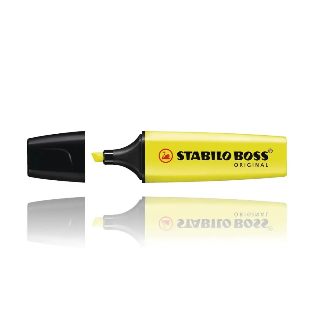 STABILO BOSS ORIGINAL Textmarker/Leuchtmarker Gelb