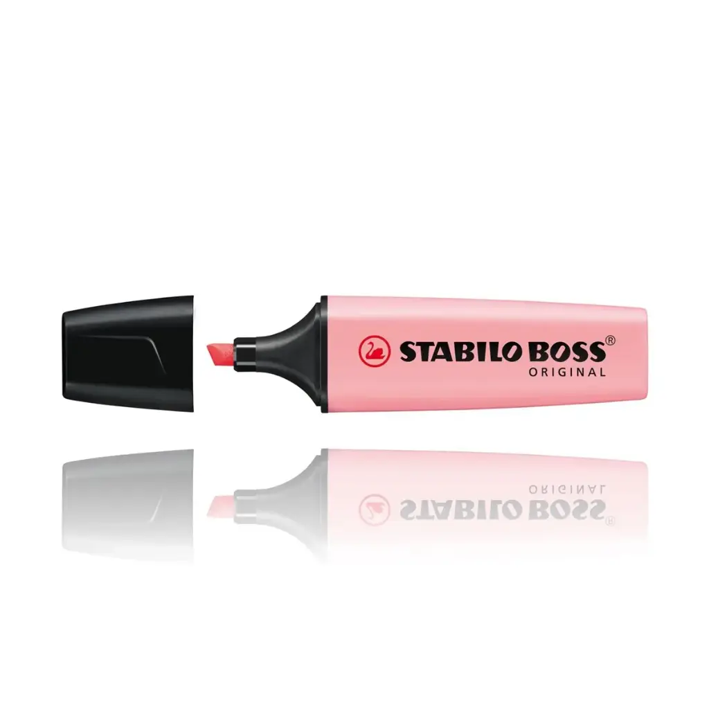 STABILO BOSS ORIGINAL Textmarker/Leuchtmarker Pastell Rosa