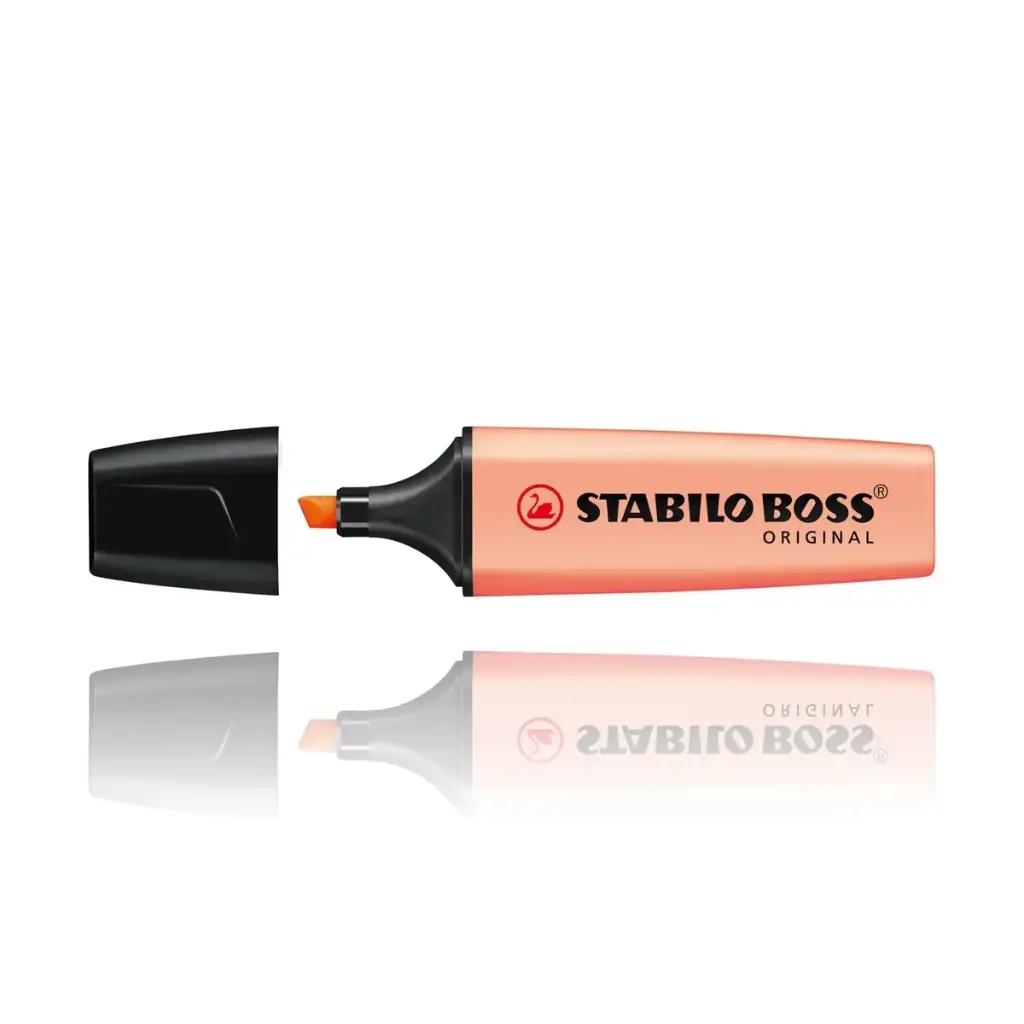 STABILO BOSS ORIGINAL Textmarker/Leuchtmarker Pastell Pfirsich