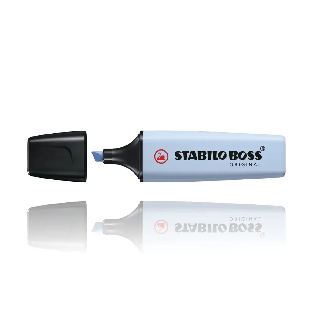 STABILO BOSS ORIGINAL Textmarker/Leuchtmarker Pastell Wolkenblau