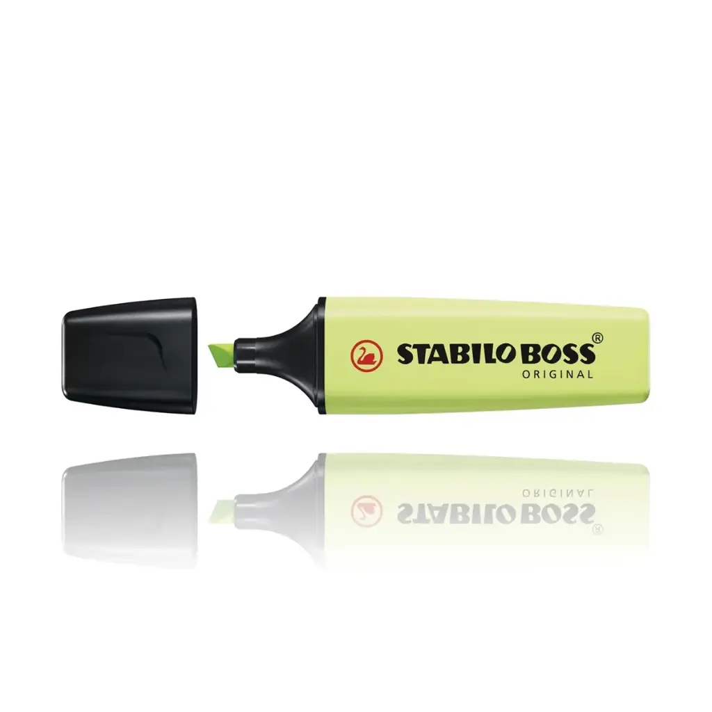 STABILO BOSS ORIGINAL Textmarker/Leuchtmarker Pastell Limette