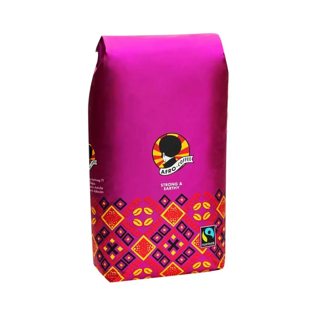Afro Coffee Strong & Earthy Kaffeebohnen BIO Fairtrade 1kg