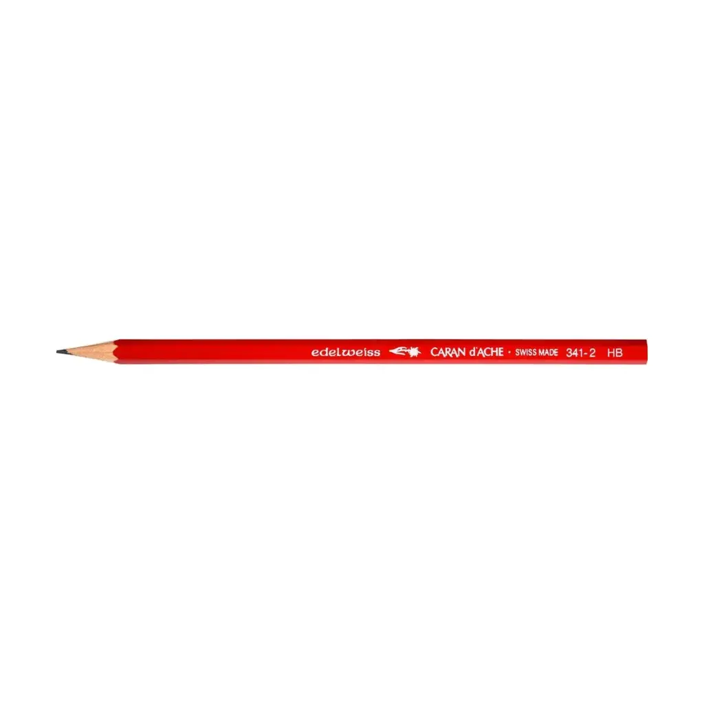 CARAN D'ACHE Schulbleistift Edelweiss HB rot
