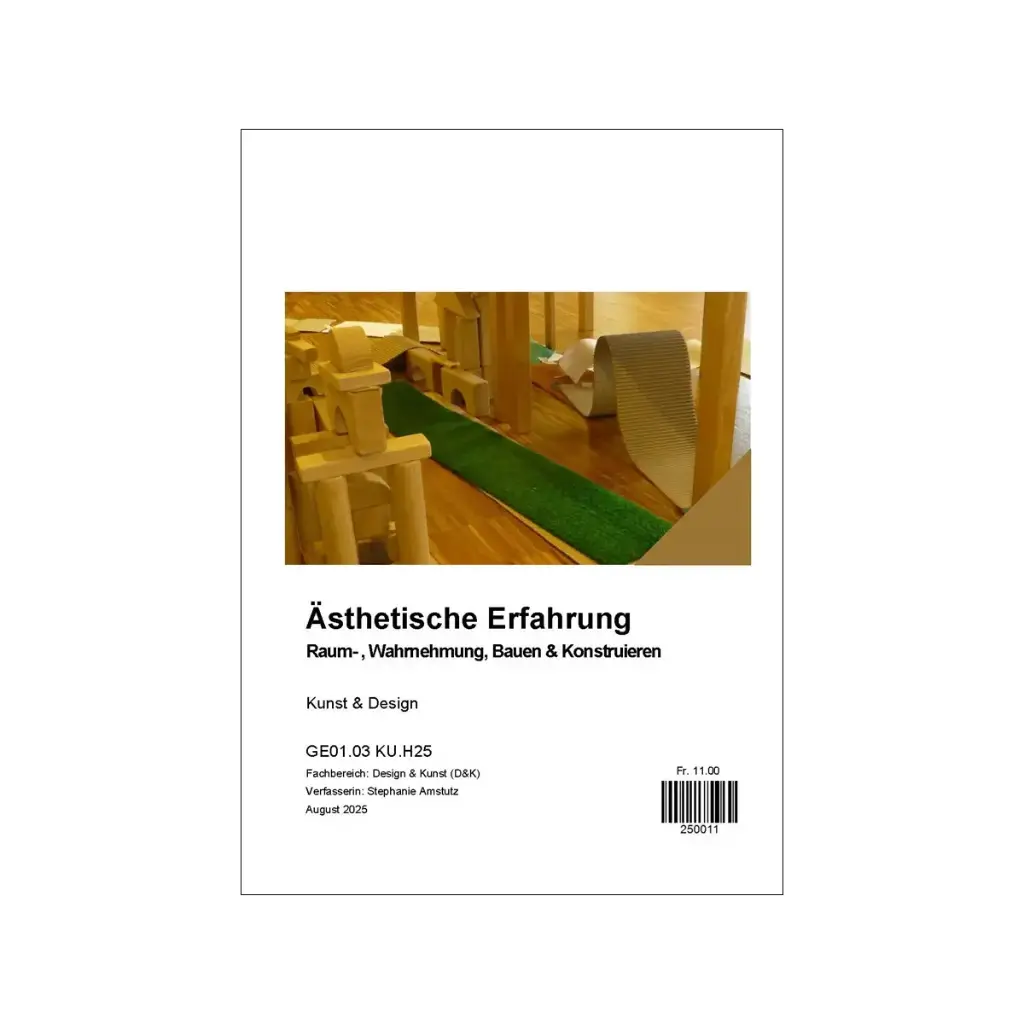 Ästehtische Erfahrung HS25