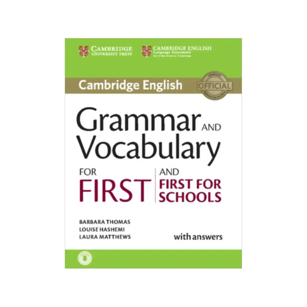 Grammar and Vocabulary for First and First for Schools with answers