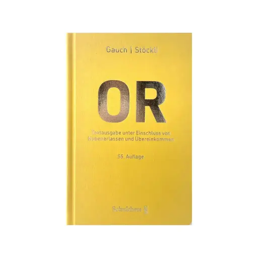 [9783725598113] Schweizerisches Obligationenrecht (OR)