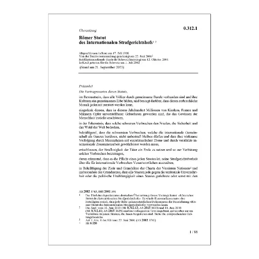 [0003121] Römer Statut Internat. Strafgerichtshof