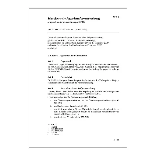 [003121] Jugendstrafprozessordnung, JStPO