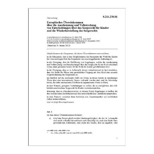 [00021123001] Europ. Übereink. Sorgerecht