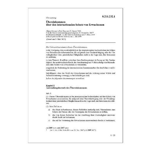 [0002112321] Haager Erwachsenenschutzübereink.HEsÜ