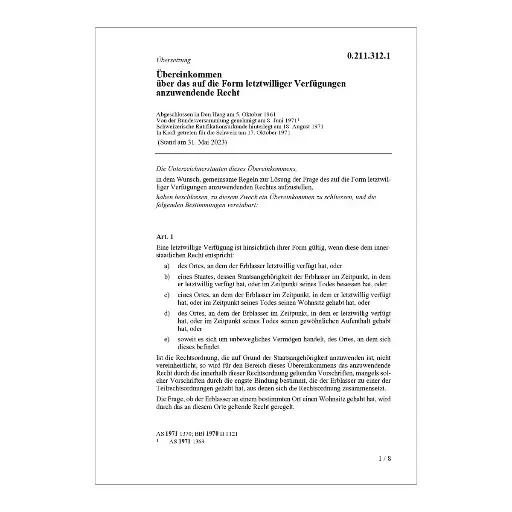 [0002113121] Übereink. Form letztwilliger Verfügungen