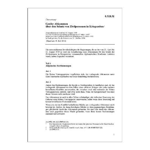 [00051851] Genfer Abk. Schutz von Zivilpersonen