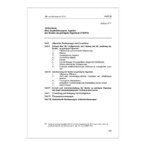 [00063220] TRIPS Abkommen Anhang 1C