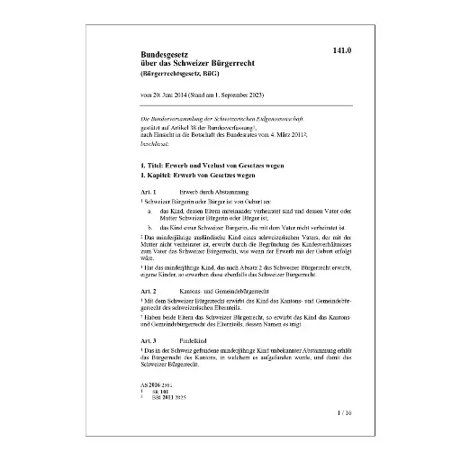 [001410] Bürgerrechtsgesetz, BüG