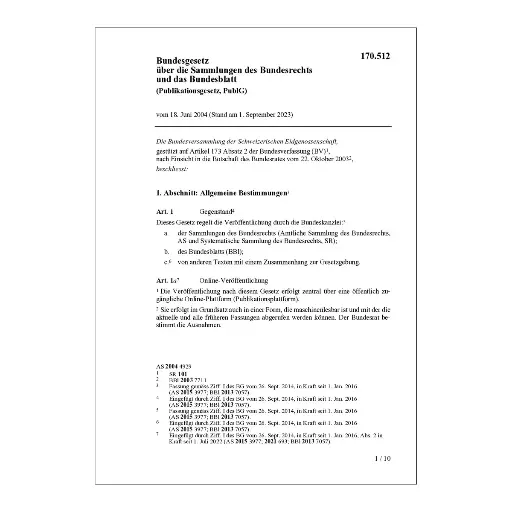 [00170512] BG Publikationsgesetz, PublG