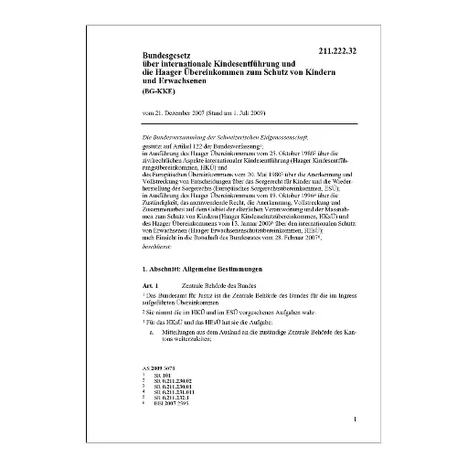 [0021122232] BG Kindesentführung BG-KKE