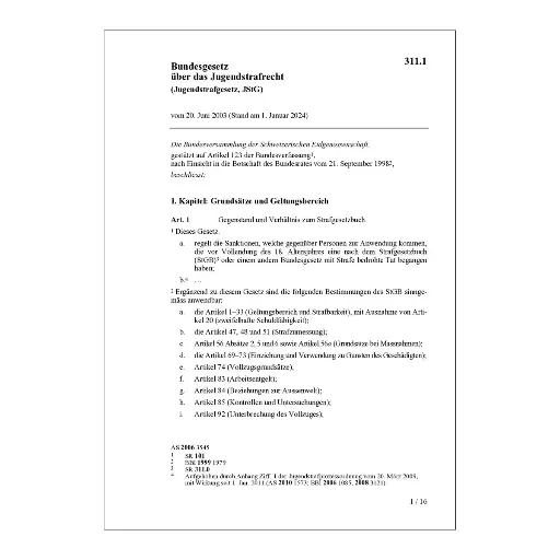 [003111] Jugendstrafgesetz, JStG