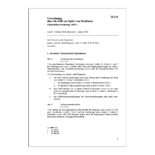 [0031251] V Hilfe an Opfer von Straftaten, OHV