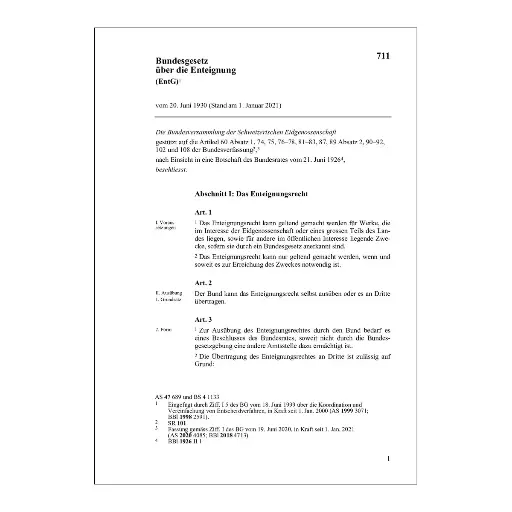 [00711] BG über die Enteignung, EntG