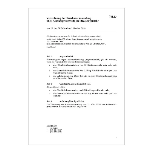 [0074113] V BV Blutalkoholgrenzwerte Strassenverkehr