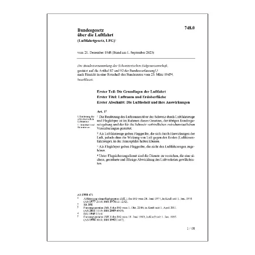 [00748] BG über die Luftfahrt, LFG