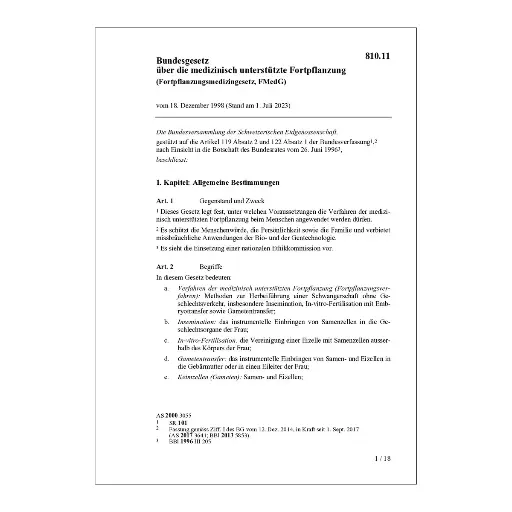 [0081011] Fortpflanzungsmedizingesetz,FMedG