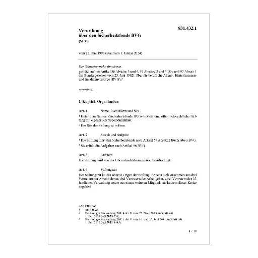 [008314321] V Sicherheitsfonds BVG, SFV