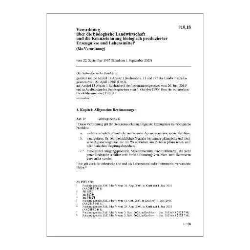 [0091018] V biologische Landwirtschaft, BioV