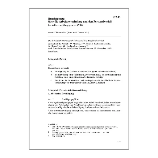 [0082311] Arbeitsvermittlungsgesetz, AVG