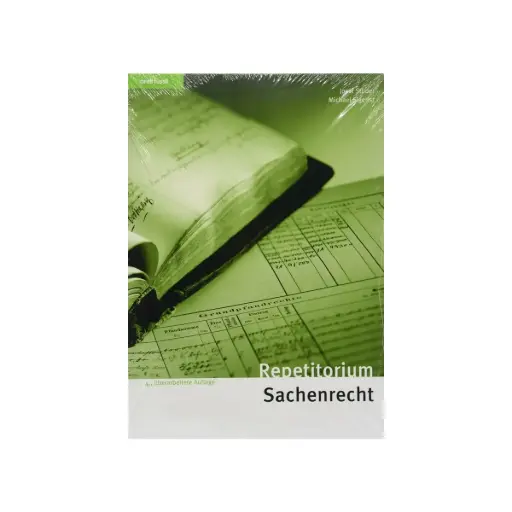 [9783280074602] Repetitorium Sachenrecht