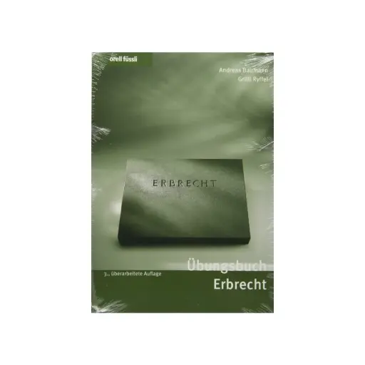 [9783280075104] Übungsbuch Erbrecht
