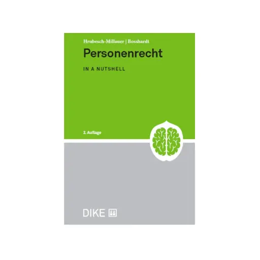 [9783038912811] Personenrecht in a nutshell