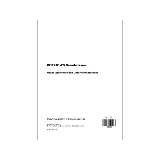 [25009] DE01.01-PS Grundwissen HS25