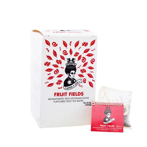 [9040200001125] AfroTea Fruit Fields 15 handgenähte Tee-Beutel