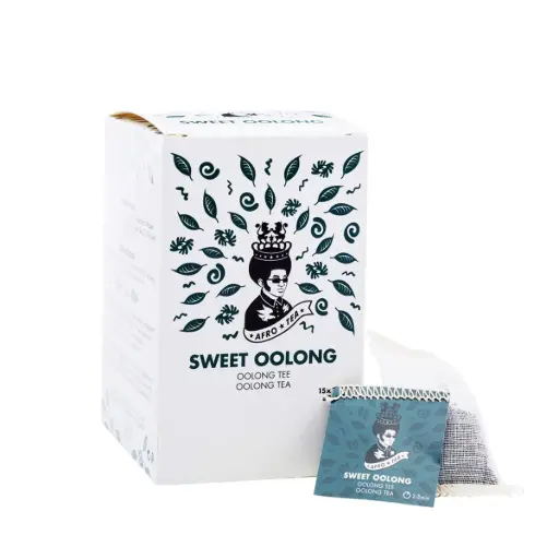 [9040200001507] AfroTea Sweet Oolong 15 handgenähte Tee-Beutel